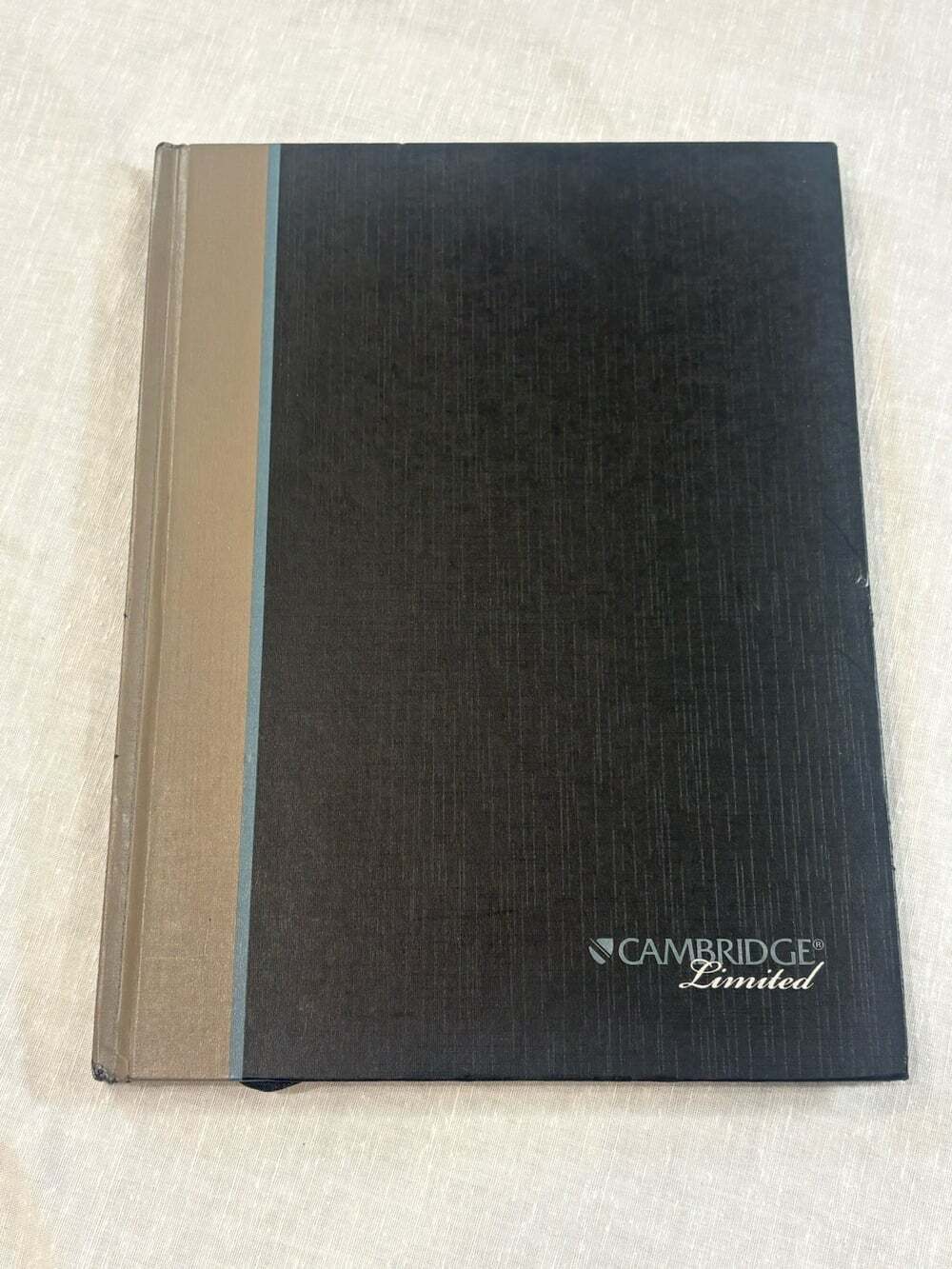 Cambridge Limited Business Ruled Hardcover Notebook- 10” x  8"- 96 Sheets Black